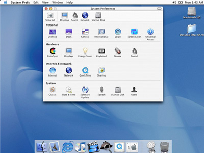 Mac OS X(10.1.x)