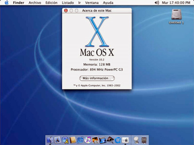 Mac OS X(10.2.x)